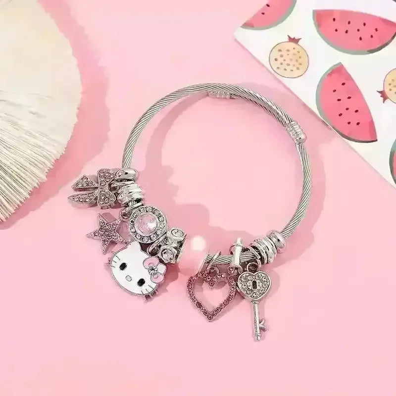 Sanrio Hello Kitty Charm Bracelet - Bear Hugs