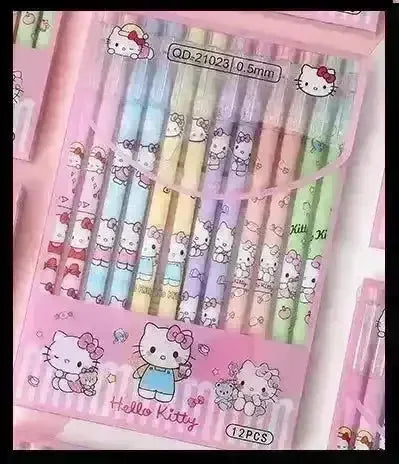 Sanrio Hello Kitty Design Erasable Pen (Set of 12) - Bear Hugs