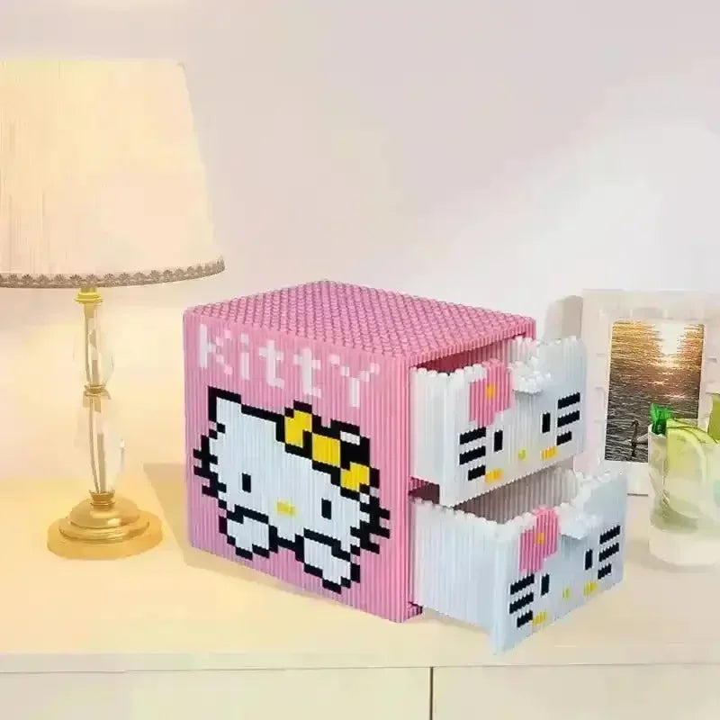 Sanrio Hello Kitty Drawers Building Block Set - Bear Hugs