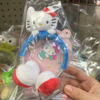 Sanrio Hello Kitty Headphones Plush Keychain - Bear Hugs