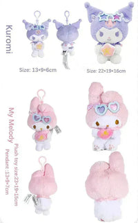 Sanrio Holiday Plushie and Keychain - Bear Hugs