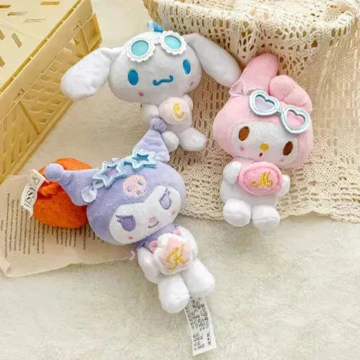 Sanrio Holiday Plushie and Keychain - Bear Hugs