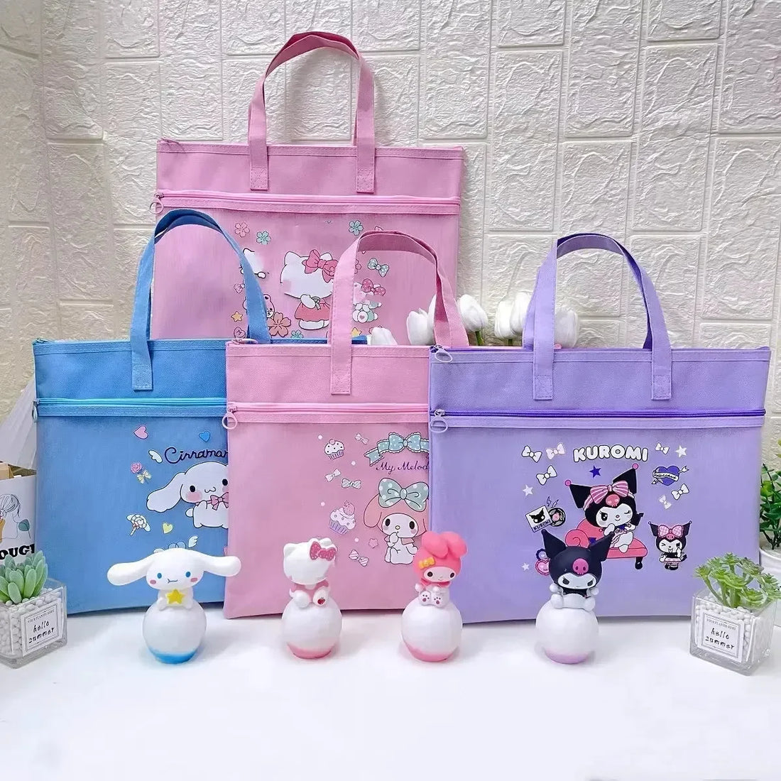 Sanrio Kawaii Cary-All Tote Bag - Bear Hugs