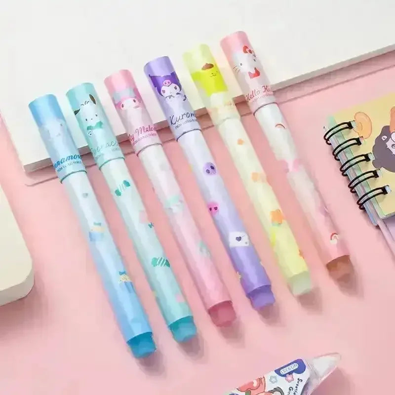 Sanrio Kawaii Fluorescent Highlighter (Set of 6) - Bear Hugs