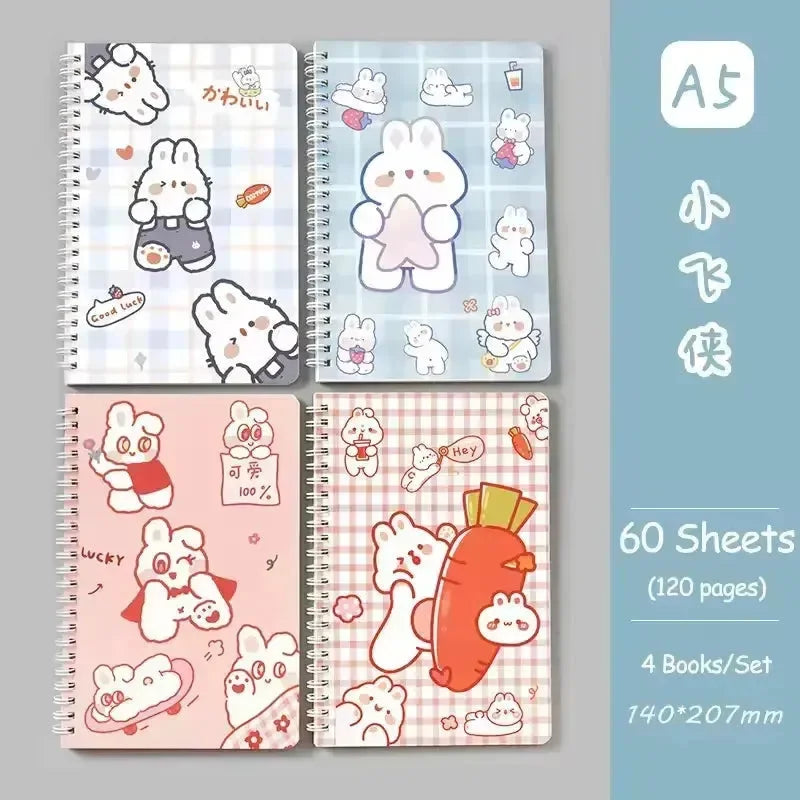 Sanrio Kawaii Notes A5 Coil Notebook - Bear Hugs