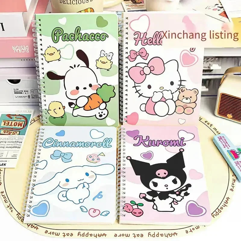 Sanrio Kawaii Notes A5 Coil Notebook - Bear Hugs
