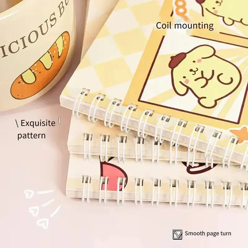 Sanrio Kawaii Notes A5 Coil Notebook - Bear Hugs