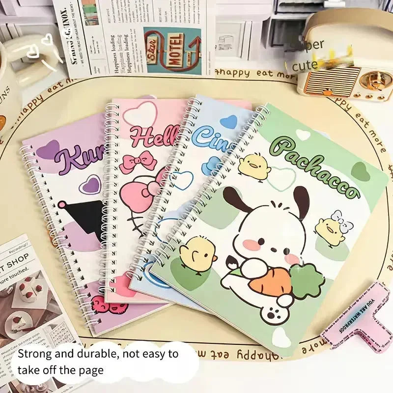 Sanrio Kawaii Notes A5 Coil Notebook - Bear Hugs