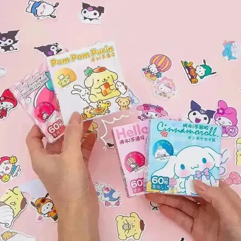 Sanrio Kawaii Sticker Box (60 Pcs) - Bear Hugs