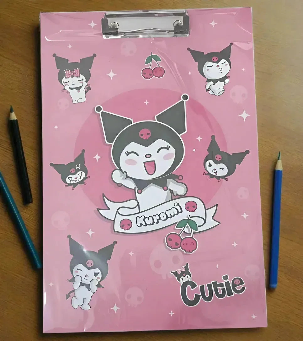 Sanrio Kuromi A4 Exam Pad - Bear Hugs