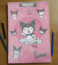 Sanrio Kuromi A4 Exam Pad - Bear Hugs