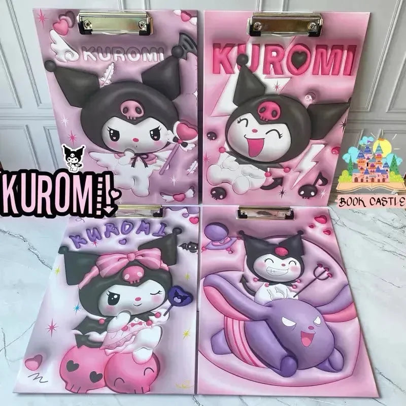 Sanrio Kuromi A4 Exam Pad - Bear Hugs