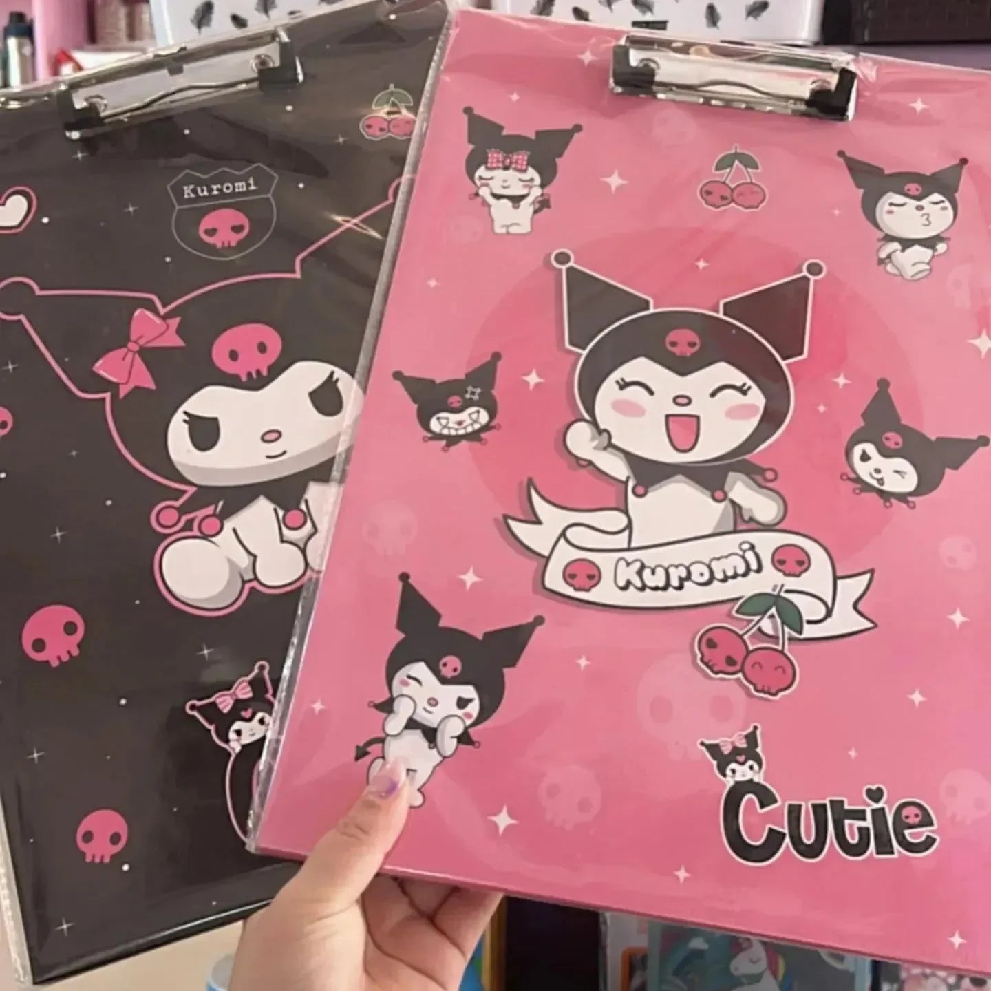 Sanrio Kuromi A4 Exam Pad - Bear Hugs