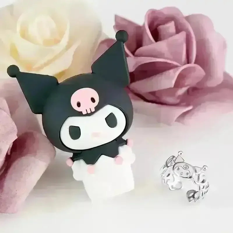Sanrio Kuromi Adjustable Love Ring - Bear Hugs