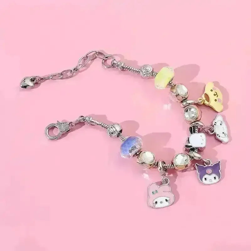 Sanrio Kuromi and Friends Charm Bracelet - Bear Hugs