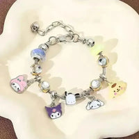Sanrio Kuromi and Friends Charm Bracelet - Bear Hugs
