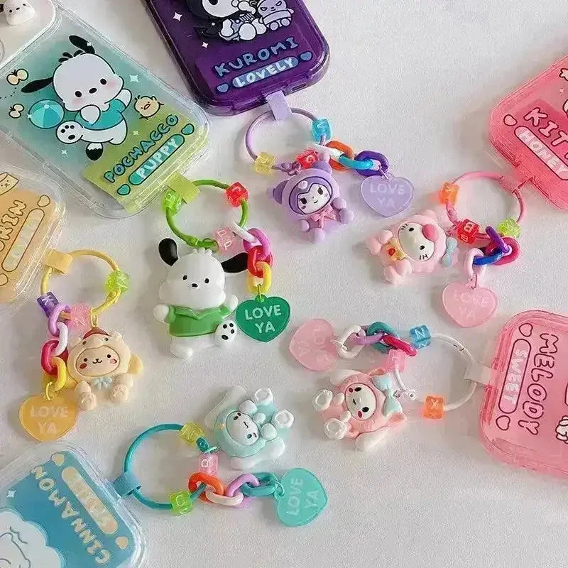 Sanrio Kuromi & Friends Mirror Stand Case (For iPhones) - Bear Hugs