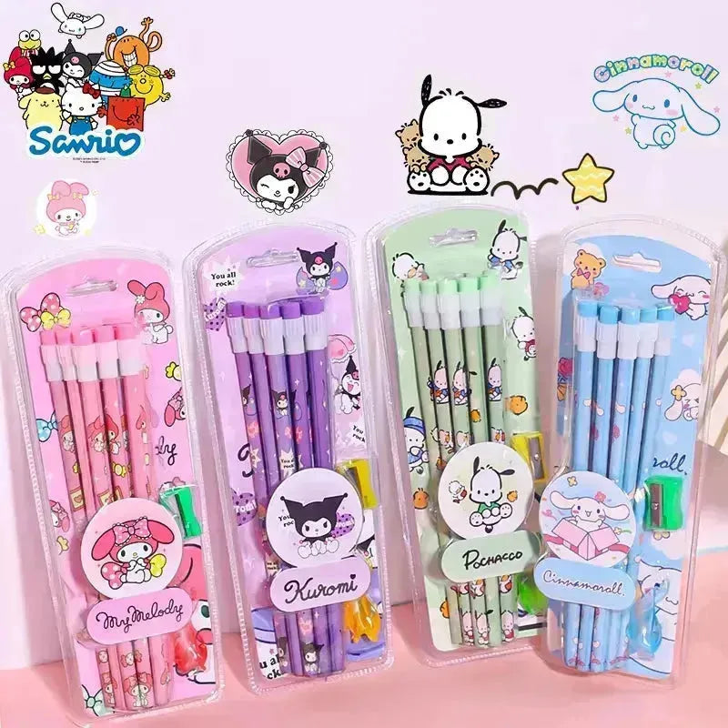 Sanrio Kuromi & Friends Pencil Set (12 Pcs) - Bear Hugs