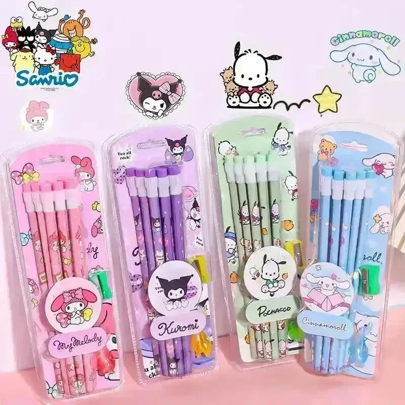 Sanrio Kuromi & Friends Pencil Set (12 Pcs) - Bear Hugs