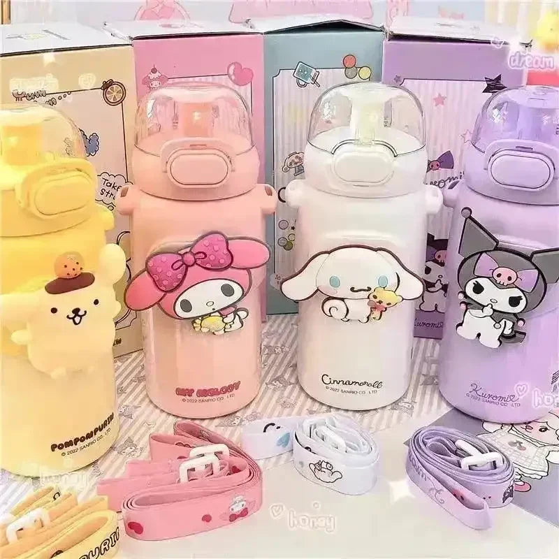 Sanrio Kuromi & Friends Steel Kawaii Bottle (460 ml) - Bear Hugs