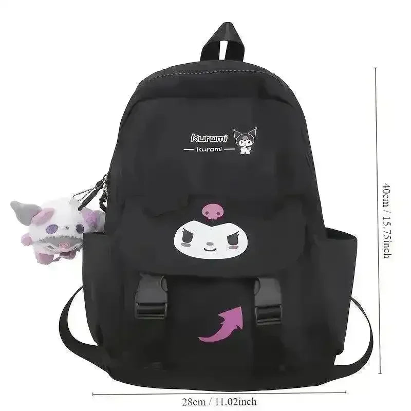 Sac à Dos Melody Cinnamoroll Kuromi Purin - Grande Capacité - Fille - Neuf