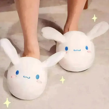 Sanrio Kuromi Cinnamoroll Plush Indoor Slippers - Bear Hugs