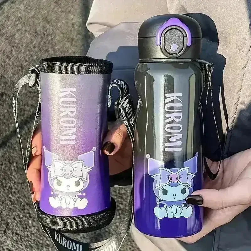 Sanrio Kuromi Cinnamoroll Pochacco Steel Kawaii Bottle (480 ml) - Bear Hugs