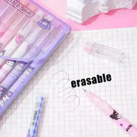 Sanrio Kuromi Design Erasable Pen (Set of 12) - Bear Hugs