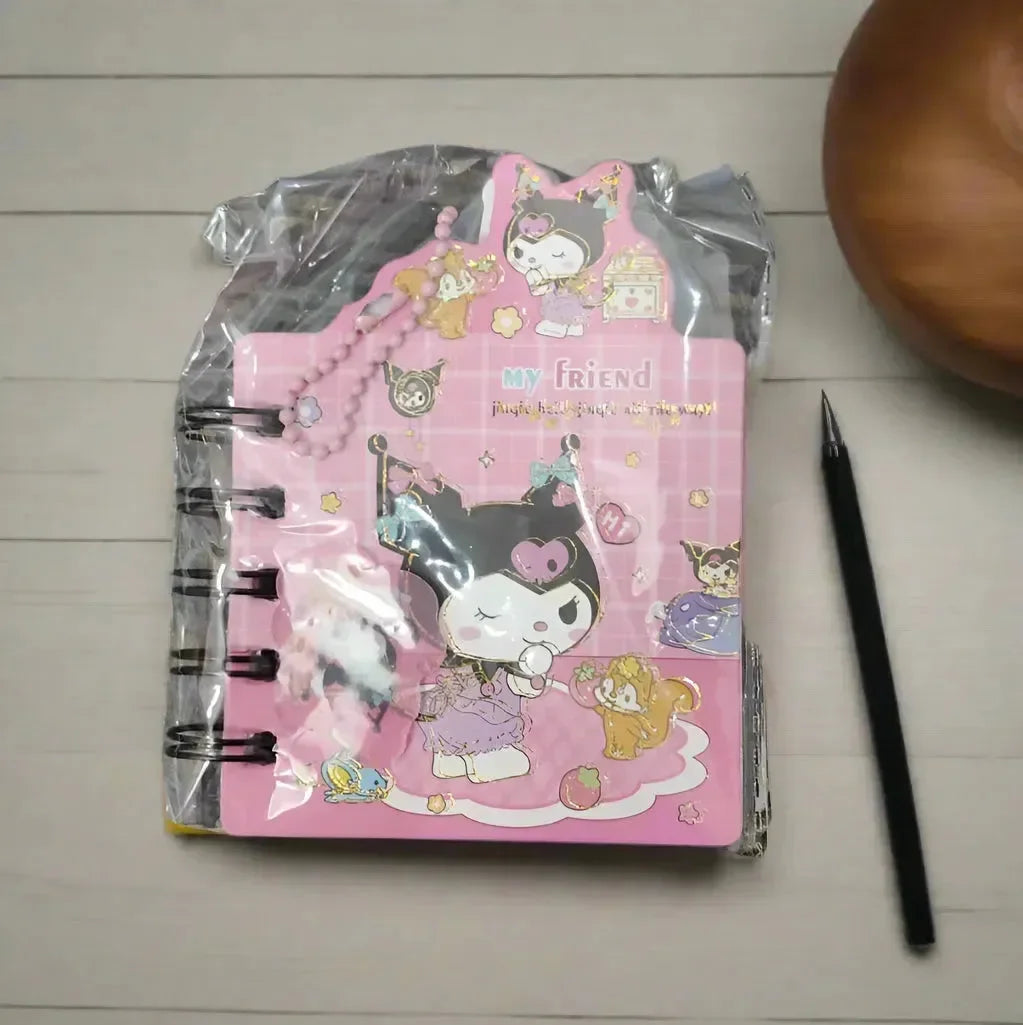 Sanrio Kuromi Laser Flair Coil Book - Bear Hugs