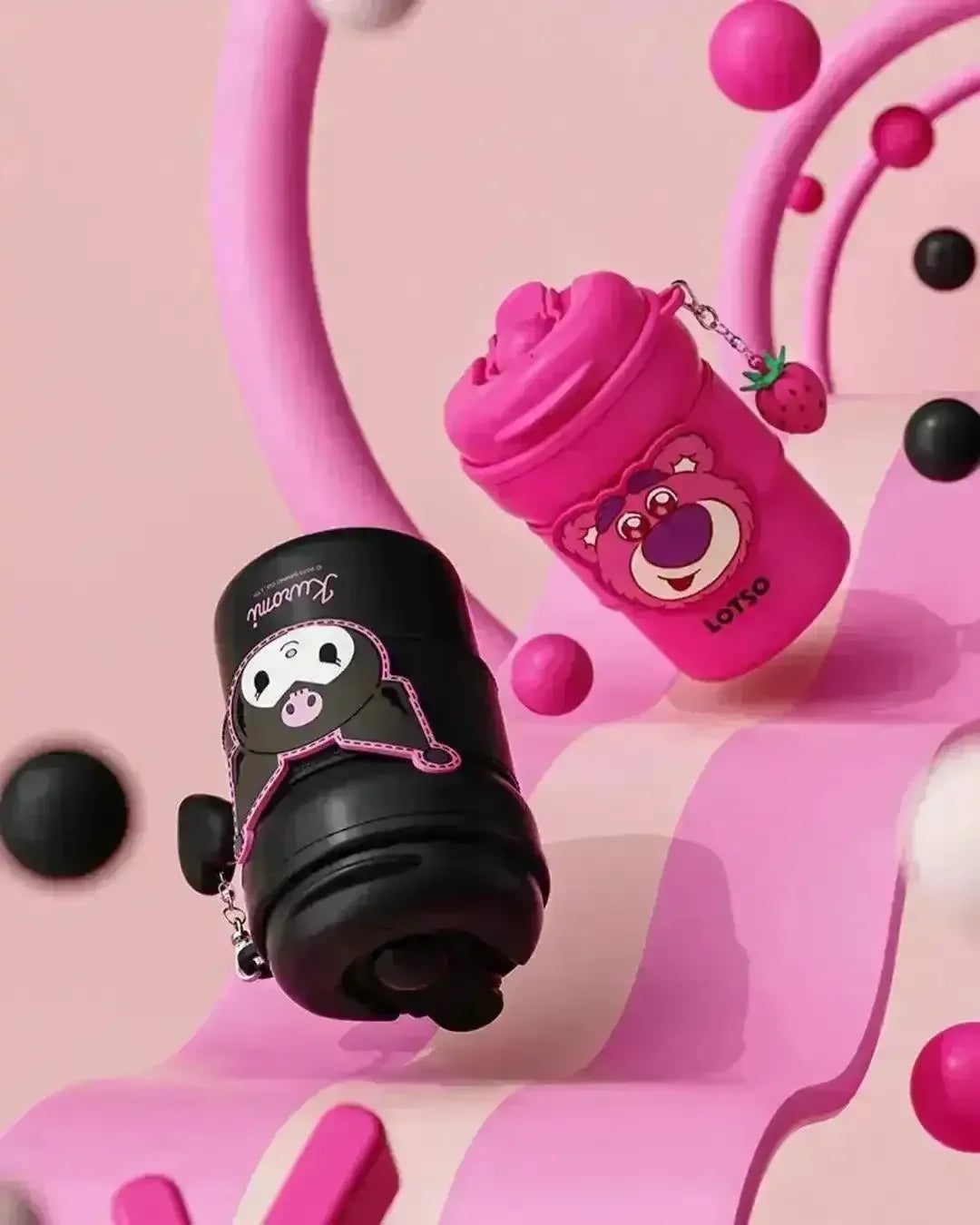 Sanrio Kuromi Lotso Maruko Chan Thermos Cup Gift Set (350 ml) - Bear Hugs