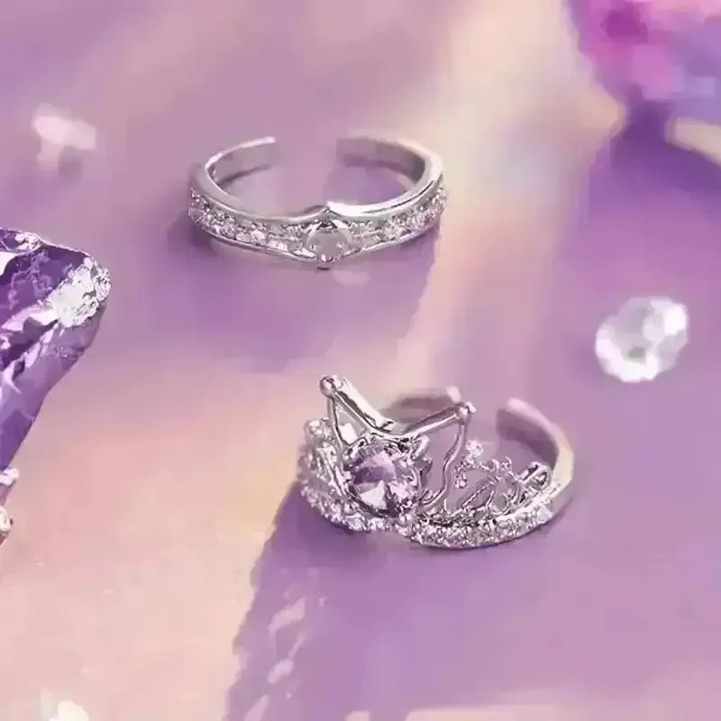 Sanrio Kuromi Love Promise Ring Set - Bear Hugs