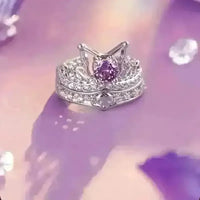 Sanrio Kuromi Love Promise Ring Set - Bear Hugs