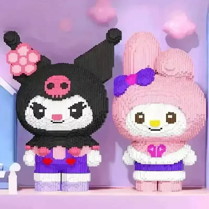Sanrio Kuromi My Melody 11000 Pcs Building Blocks - Bear Hugs