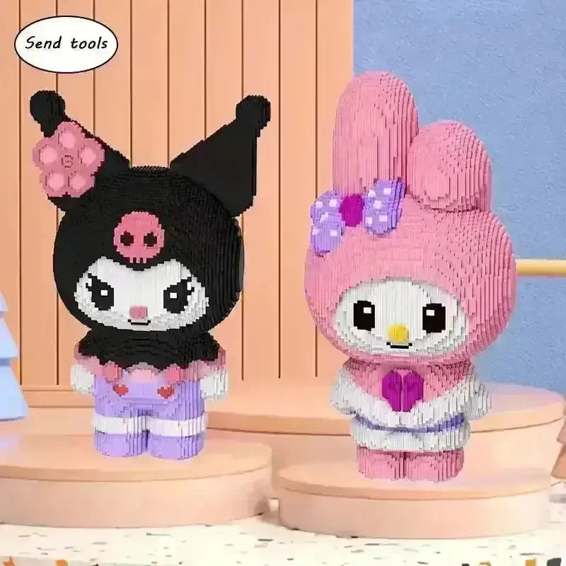 Sanrio Kuromi My Melody 11000 Pcs Building Blocks - Bear Hugs