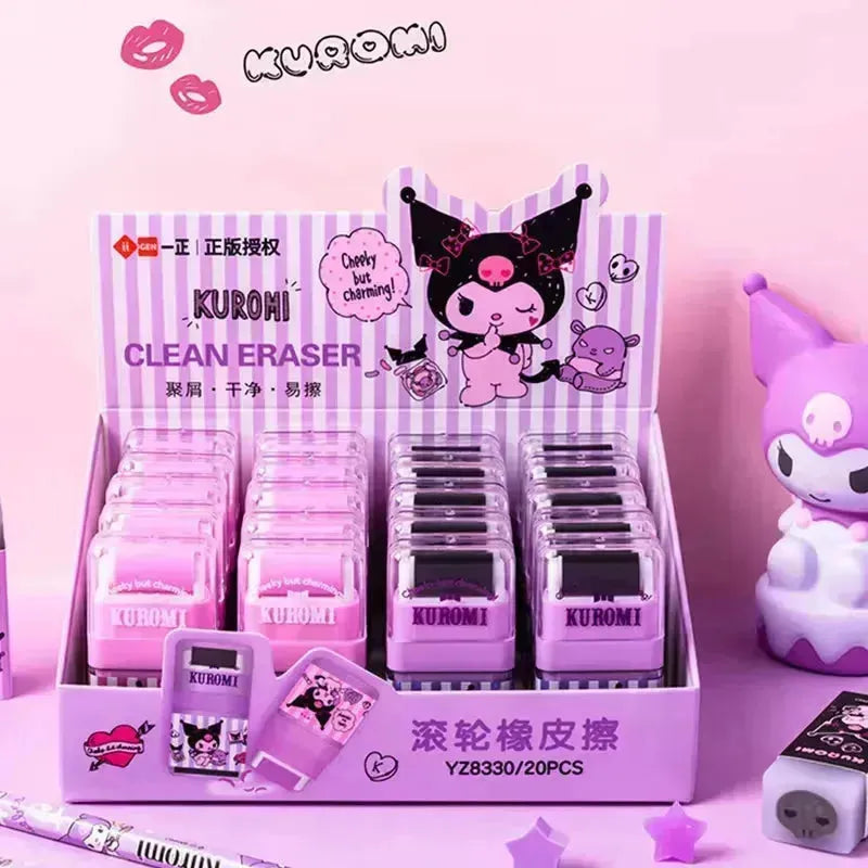 Sanrio Kuromi Roller Eraser - Bear Hugs