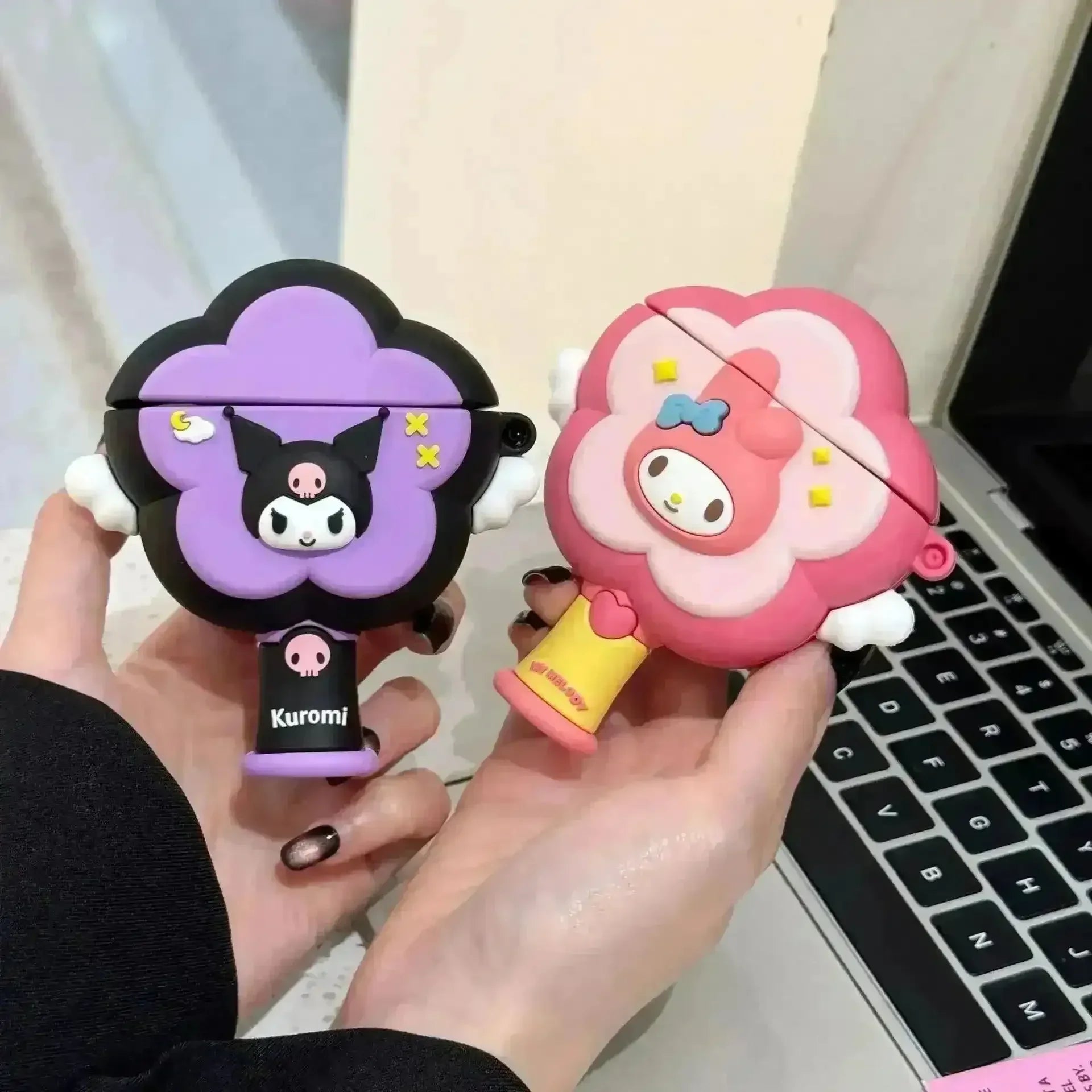 Sanrio Kuromi Wand Case (For Airpods) - Bear Hugs