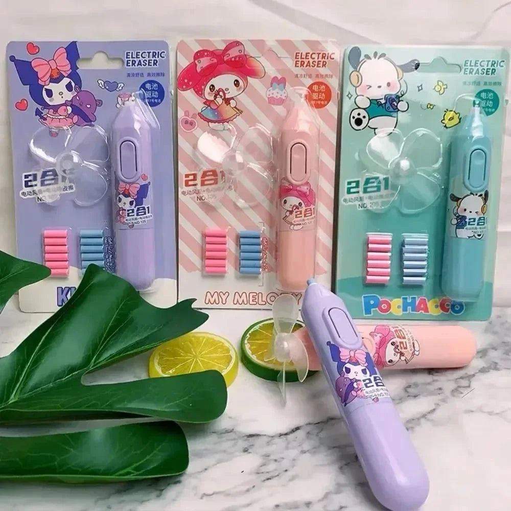 Sanrio Magic Fan Electric Eraser - Bear Hugs