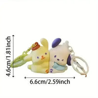 Sanrio Magnetic Pair Keychains - Bear Hugs