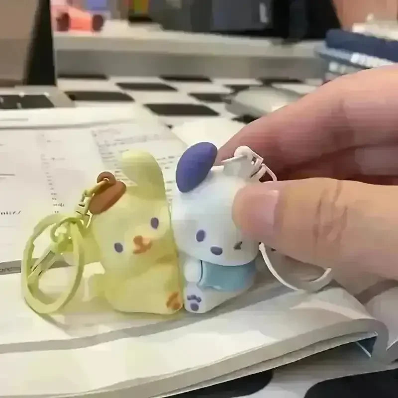 Sanrio Magnetic Pair Keychains - Bear Hugs