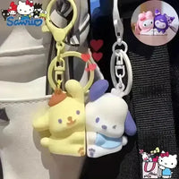 Sanrio Magnetic Pair Keychains - Bear Hugs