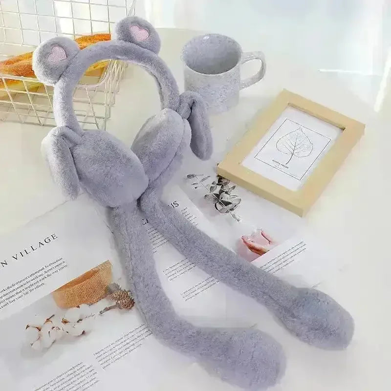 Moving Rabbitears Sanliou MRVL Moving Bunny Ears Earmuffs