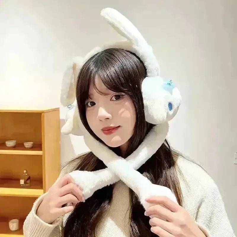 Moving Rabbitears Sanliou MRVL Moving Bunny Ears Earmuffs