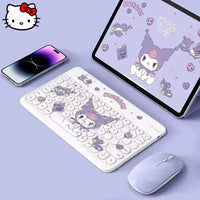 Sanrio Mini Silent Wireless Keyboard - Bear Hugs