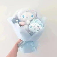 Sanrio My Melody Kuromi Purin Plush Pansy Bouquet - Bear Hugs