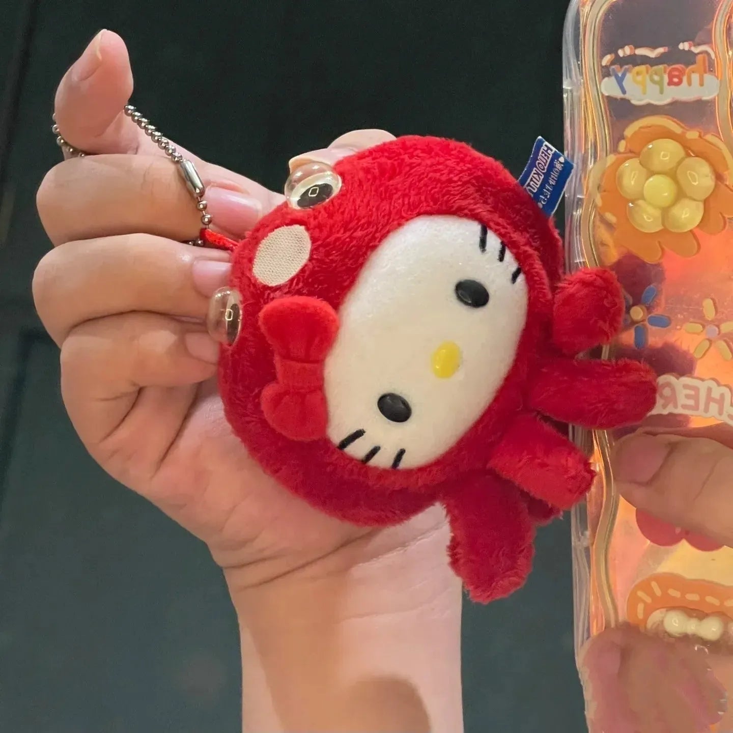 Sanrio Octopus Hello Kitty Plush Keychain - Bear Hugs