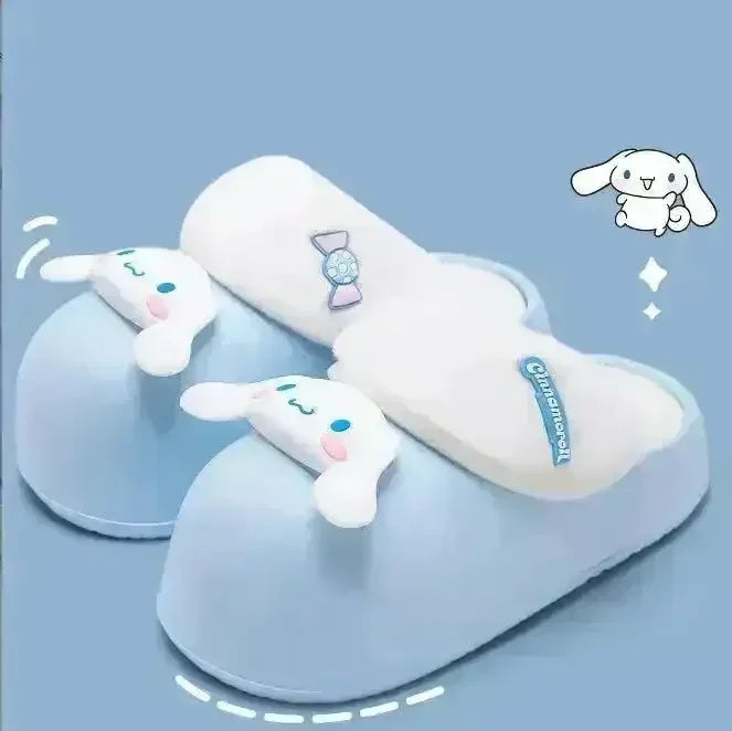 Sanrio Plush Thick-soled Slippers - Bear Hugs