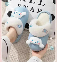 Sanrio Plush Thick-soled Slippers - Bear Hugs