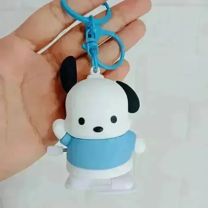Sanrio Pochacco Winding Walking Keychain - Bear Hugs