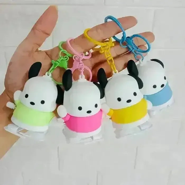 Sanrio Pochacco Winding Walking Keychain - Bear Hugs