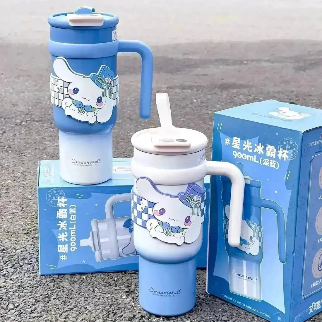 Sanrio Premium Insulated Gradient Tumbler (900 ml) - Bear Hugs